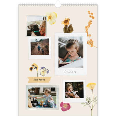 A3 photo calendars — Vintage scrapbooking [cover]