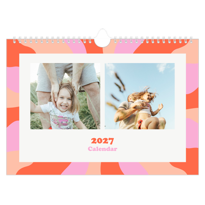 A4 Landscape Photo Calendar — Playing with pattern [cover]