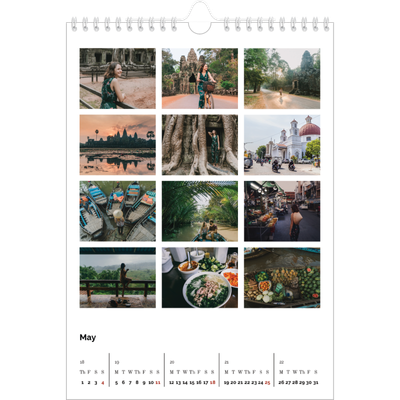 A4 Photo Calendar — Picture grid [cover]