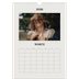 A3 photo calendars — Simple ivory [March]