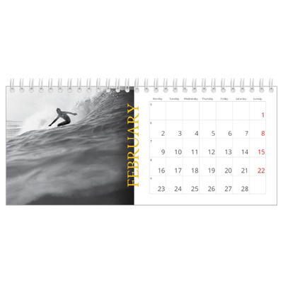 Desk calendars — Heritage style [February]