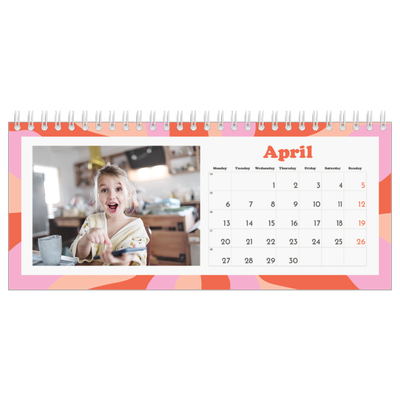 Desk calendars — Playing with pattern [April]