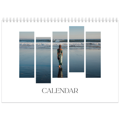 A4 Double Photo Calendar — Travel mosaics [cover]