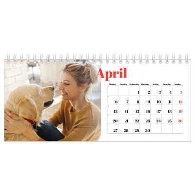 Desk calendars — A bold year [April]