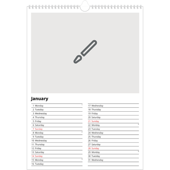 A3 Photo Calendar — Design your own product