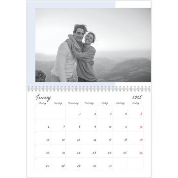 A4 Double Photo Calendar — Colour screens