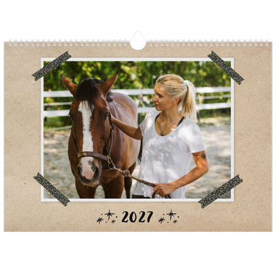 A3 Photo Calendar — Craft tape [cover]