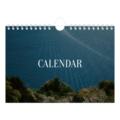 A5 Landscape Photo Calendar — Endless escape [cover]