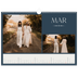 A3 Photo Calendar — Slate and serifs [March]