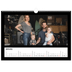 A3 Photo Calendar — Black margin [January]