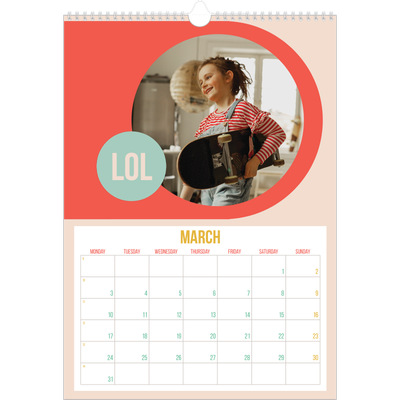 A3 photo calendars — Bright and beautiful [March]
