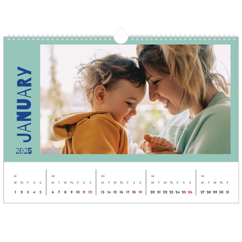 A3 Landscape Photo Calendar — Fun colourful you