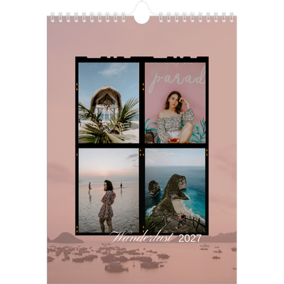 A4 Photo Calendar — Adventure wanderlust [cover]