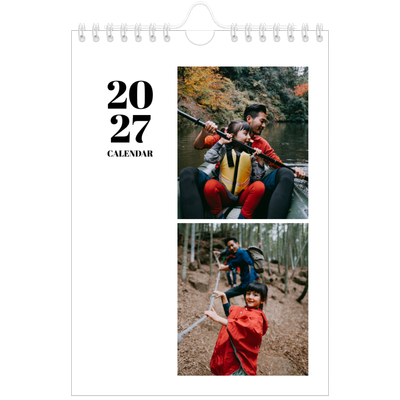 A5 Photo Calendar — Serif and moments [cover]
