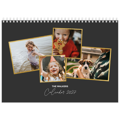 A4 Double Photo Calendar — So many memories [cover]