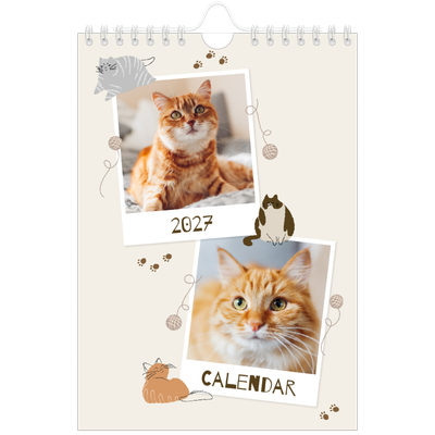 A5 Photo Calendar — Playful kitten [cover]