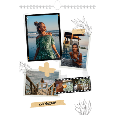 A4 Photo Calendar — Scrapbook flair [cover]