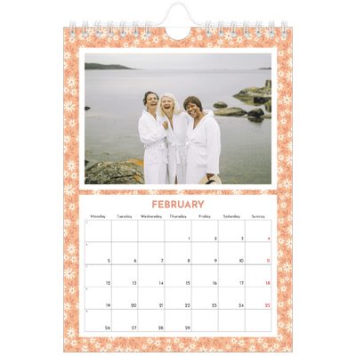 A5 Photo Calendar — Full bloom [February]