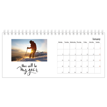Desk Photo Calendar — Quotes
