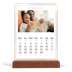 Easel Desk Calendar Portrait  — Paintbrush effect [February]