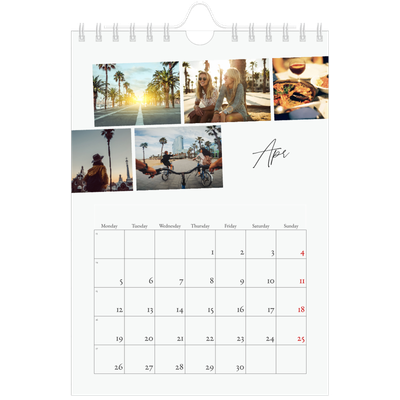 A5 Photo Calendar — City break [April]