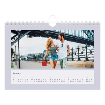 A5 Landscape Photo Calendar — Colour my world