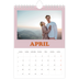 A5 Photo Calendar — Retro frames [April]
