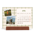 Easel Desk Calendar Landscape  — Retro patterns [April]