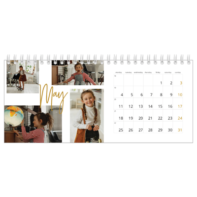 Desk calendars — Gold marker pen [cover]