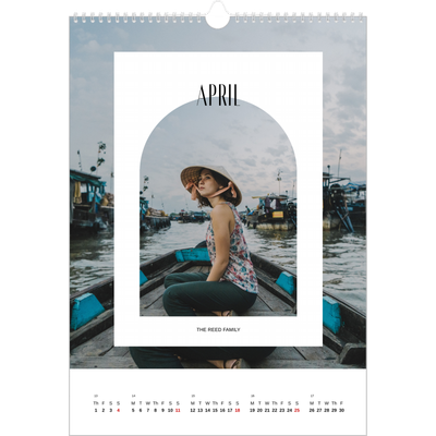 A3 photo calendars — The open arch [April]