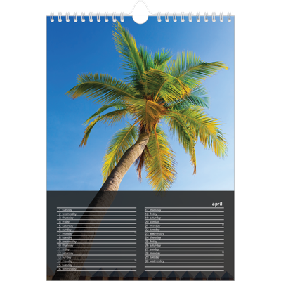A4 Photo Calendar — Complements [April]