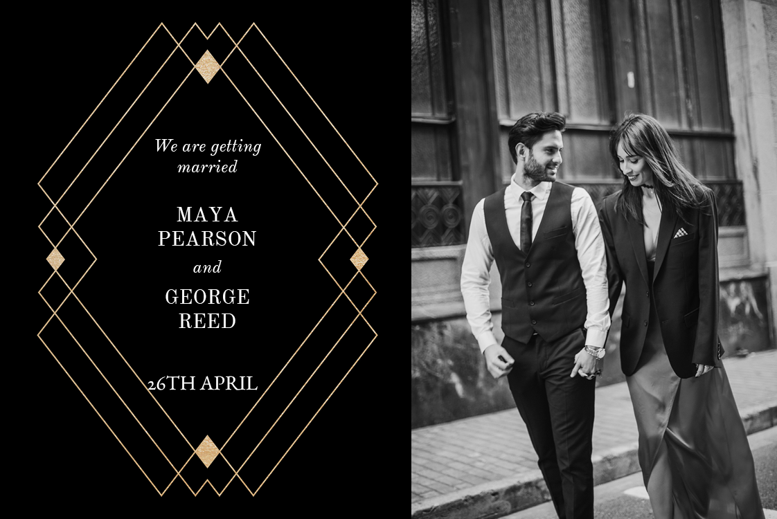 Invitations — Art deco