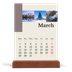 Easel Desk Calendar Portrait  — Sights of the world [March]