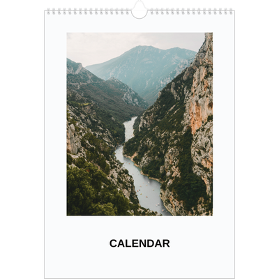 A3 photo calendars — Simple photo [cover]