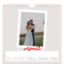 Square calendars  — Signed in crimson [April]
