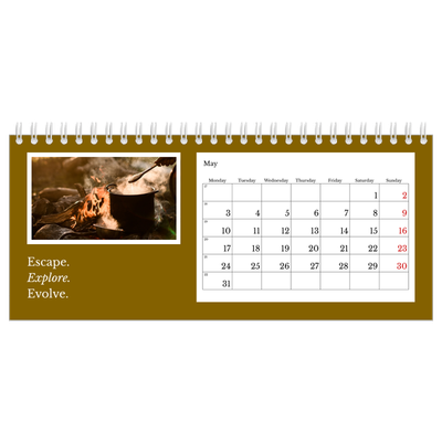Desk calendars — Editorial Earth [May]