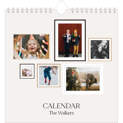 Square calendars  — Wall photo gallery [cover]