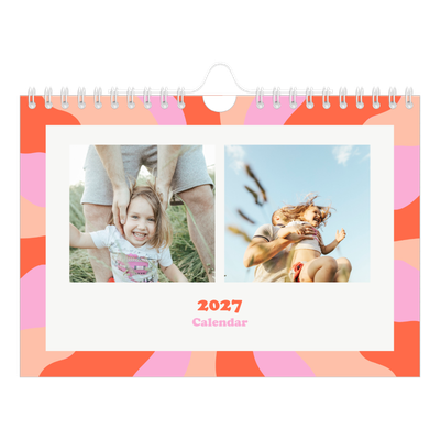 A5 Landscape Photo Calendar — Playing with pattern [cover]