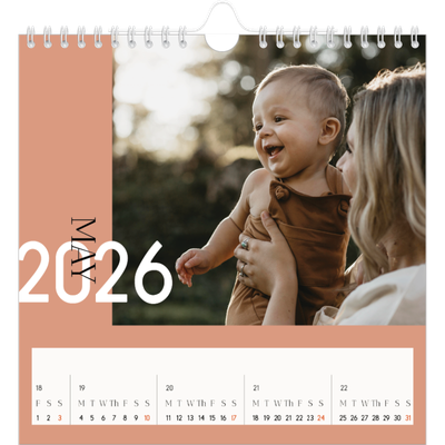 Square calendars  — Overlapping text [cover]