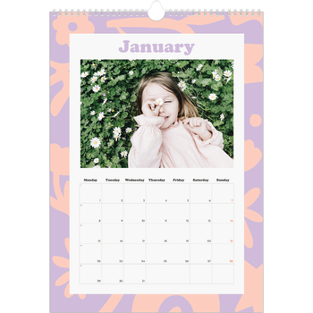 A4 Photo Calendar — Playing with pattern