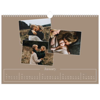 A3 Landscape Photo Calendar — Crafted memories