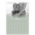 A5 Photo Calendar — Misty green [March]