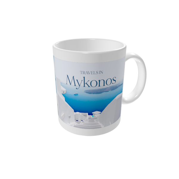 Personalised mugs — My travelogue - Mykonos
