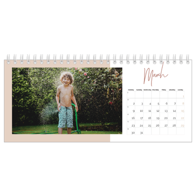 Desk calendars — Earthy frames [March]