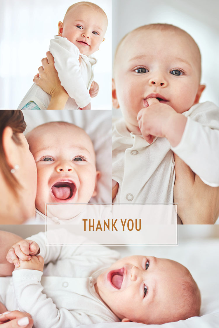 Thank you cards — Look who&#039;s here