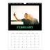 A4 Photo Calendar — Fun type [February]