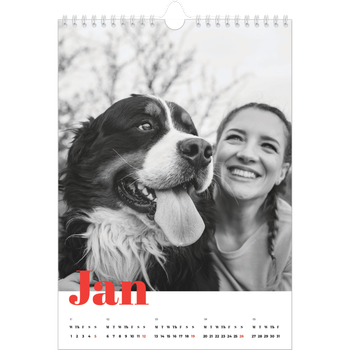A4 Photo Calendar — A bold year