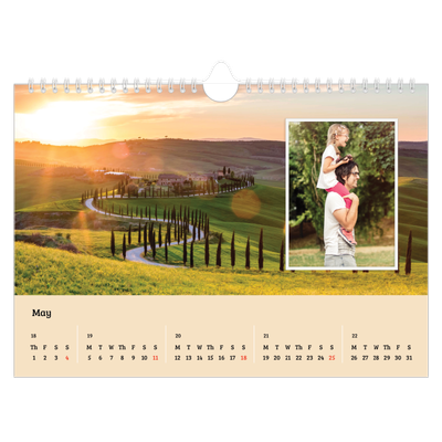 A4 Landscape Photo Calendar — Four seasons [cover]