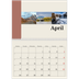 A4 Double Photo Calendar — Sights of the world [April]
