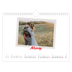 A4 Landscape Photo Calendar — Signed in crimson [May]